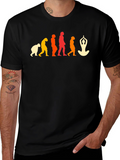 Yoga Evolution T-Shirt - Black Graphic Tee