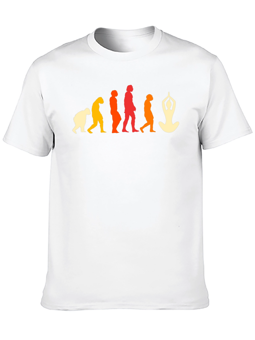 Yoga Evolution T-Shirt - Black Graphic Tee