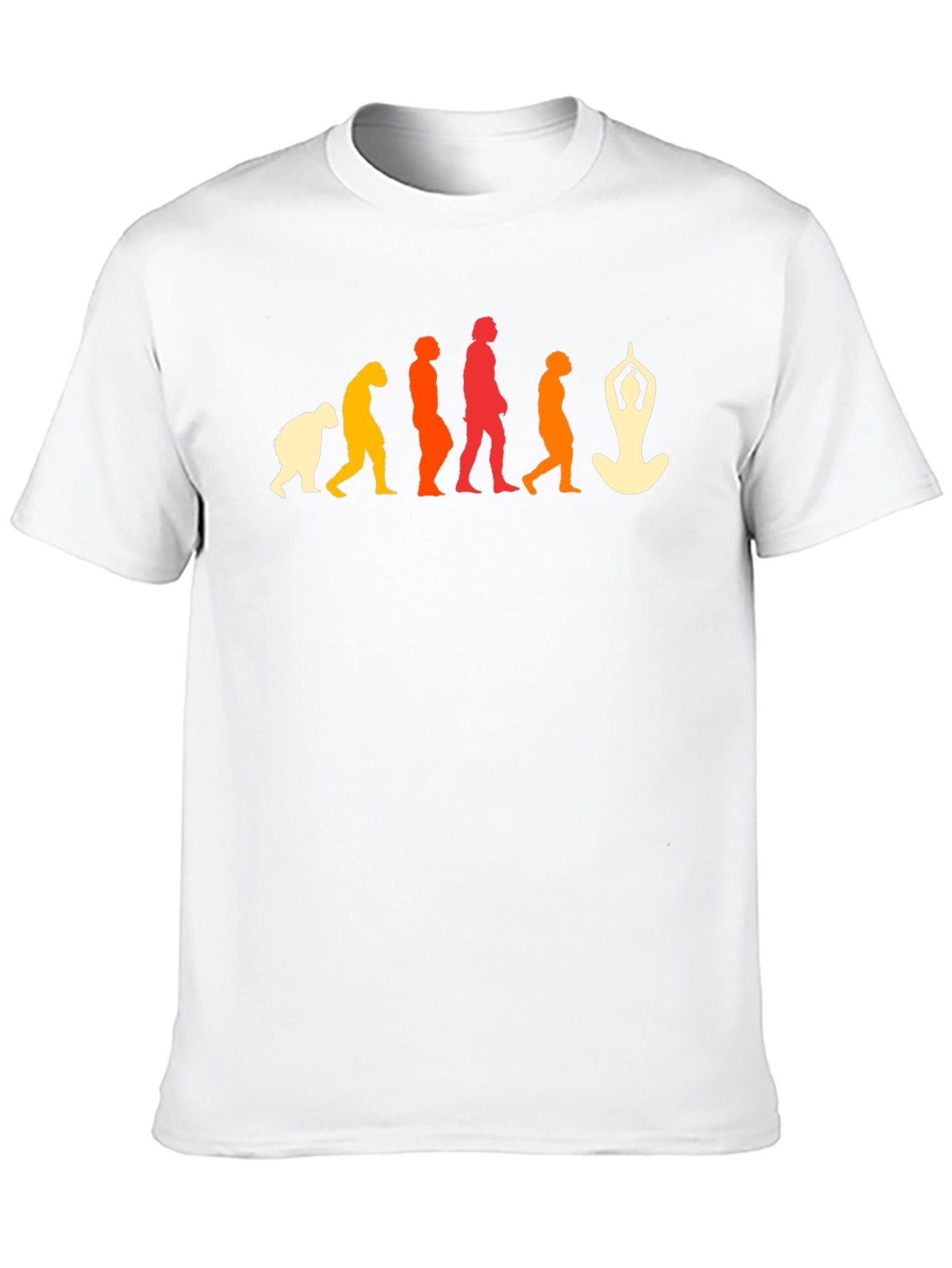 Yoga Evolution T-Shirt - Black Graphic Tee