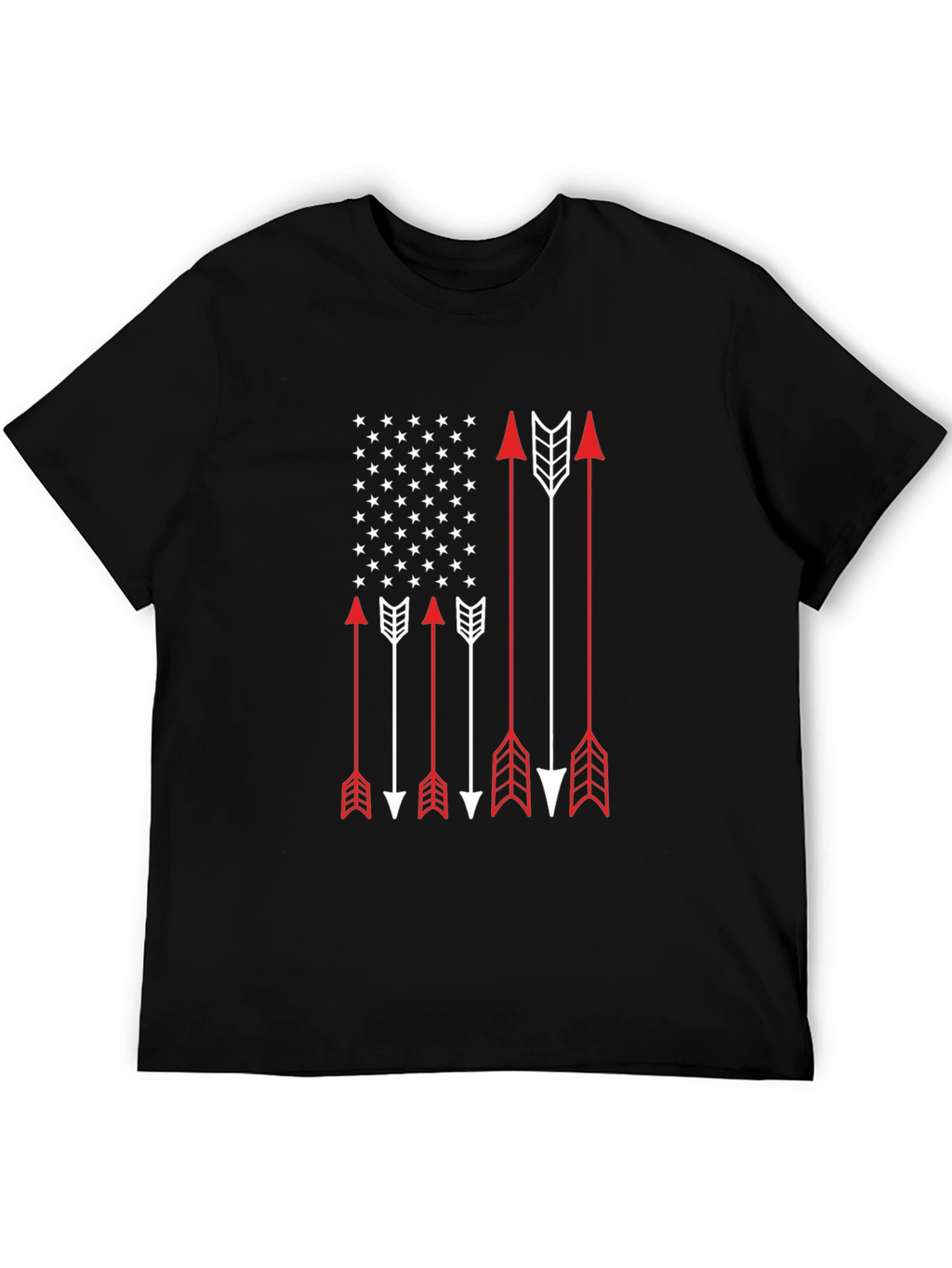 Patriotic Arrow T-Shirt - USA Flag Graphic Tee