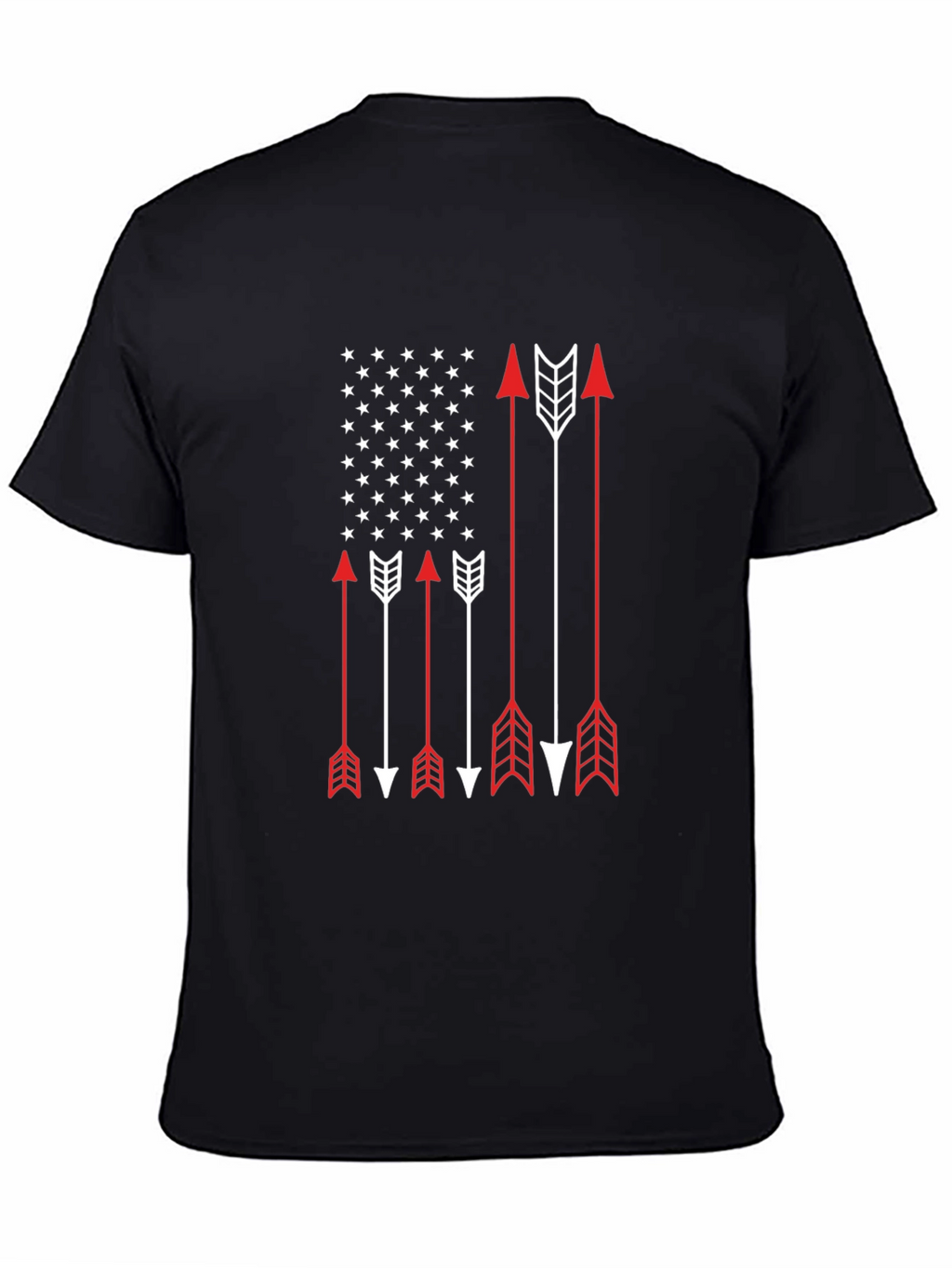 Patriotic Arrow T-Shirt - USA Flag Graphic Tee