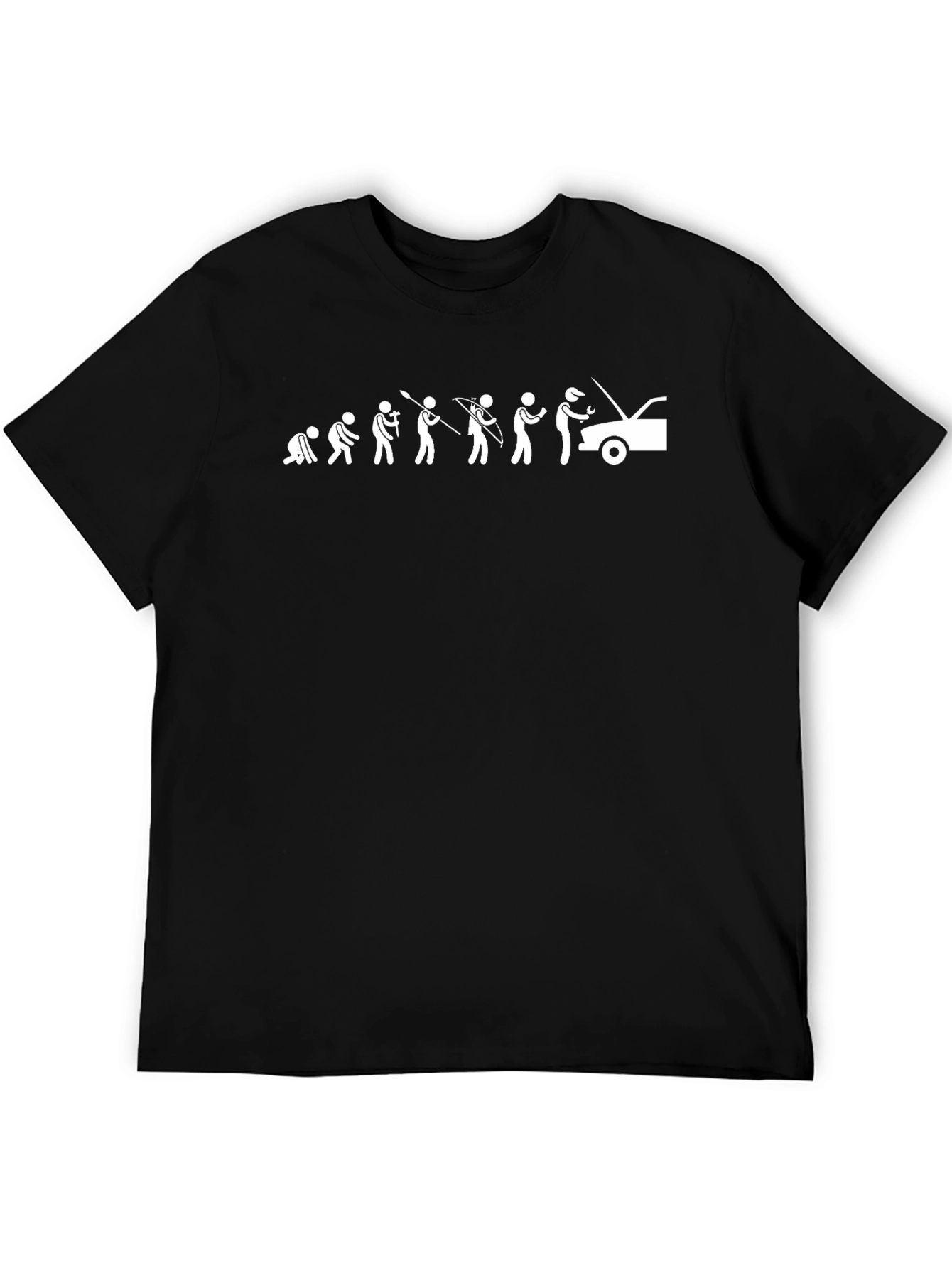 Evolution of Man Car Mechanic T-Shirt