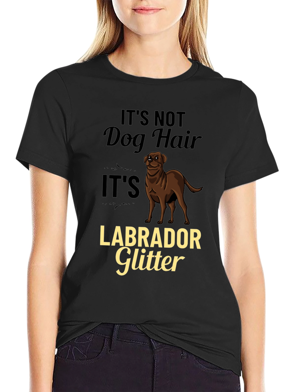 Labrador Glitter Dog Lover T-Shirt