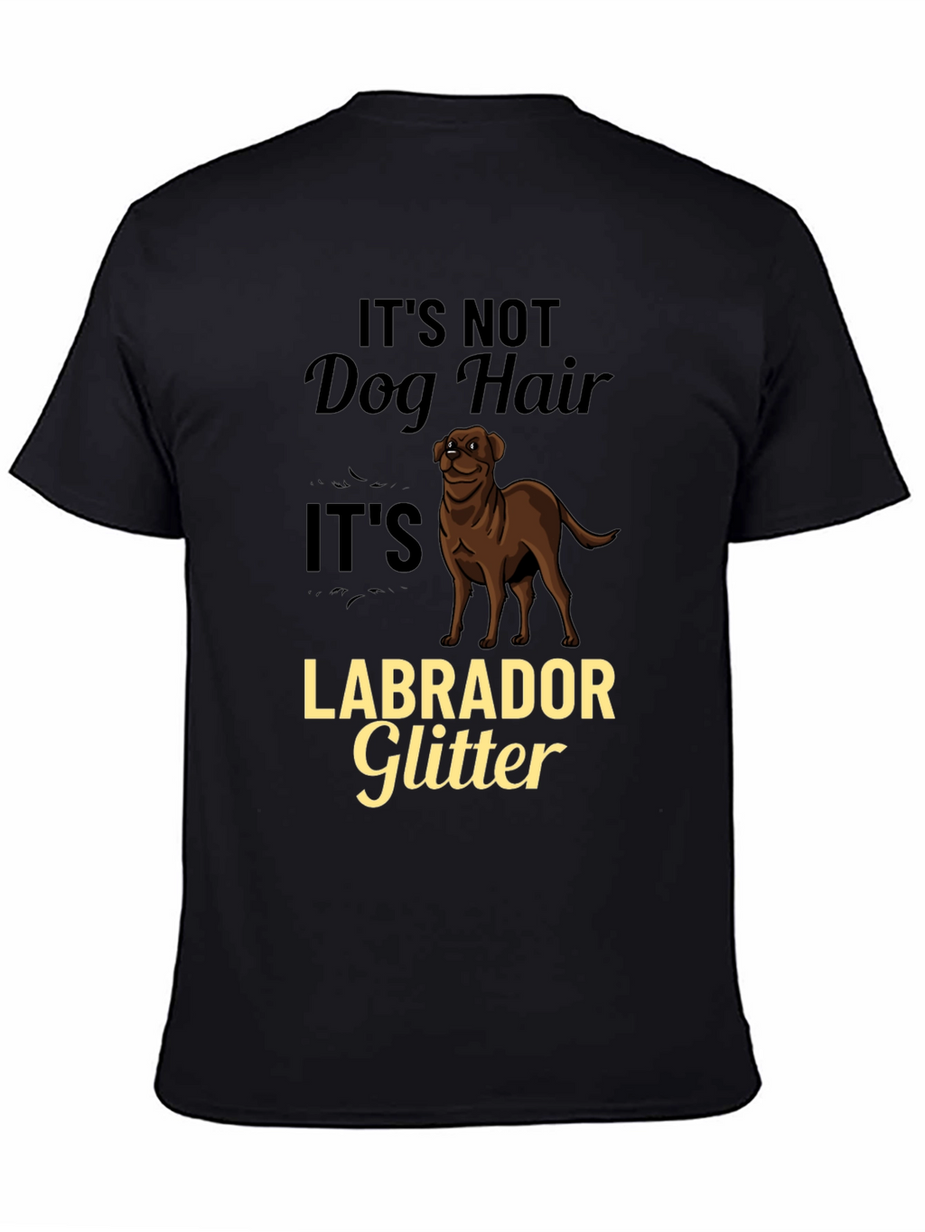 Labrador Glitter Dog Lover T-Shirt