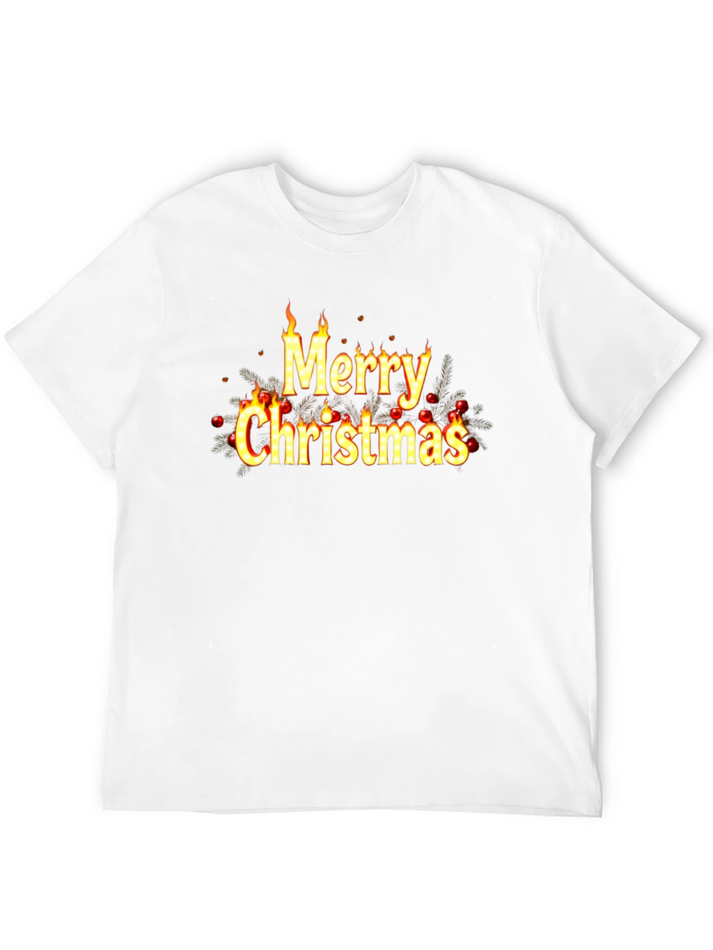 Festive Merry Christmas Graphic Tee - Holiday Style!