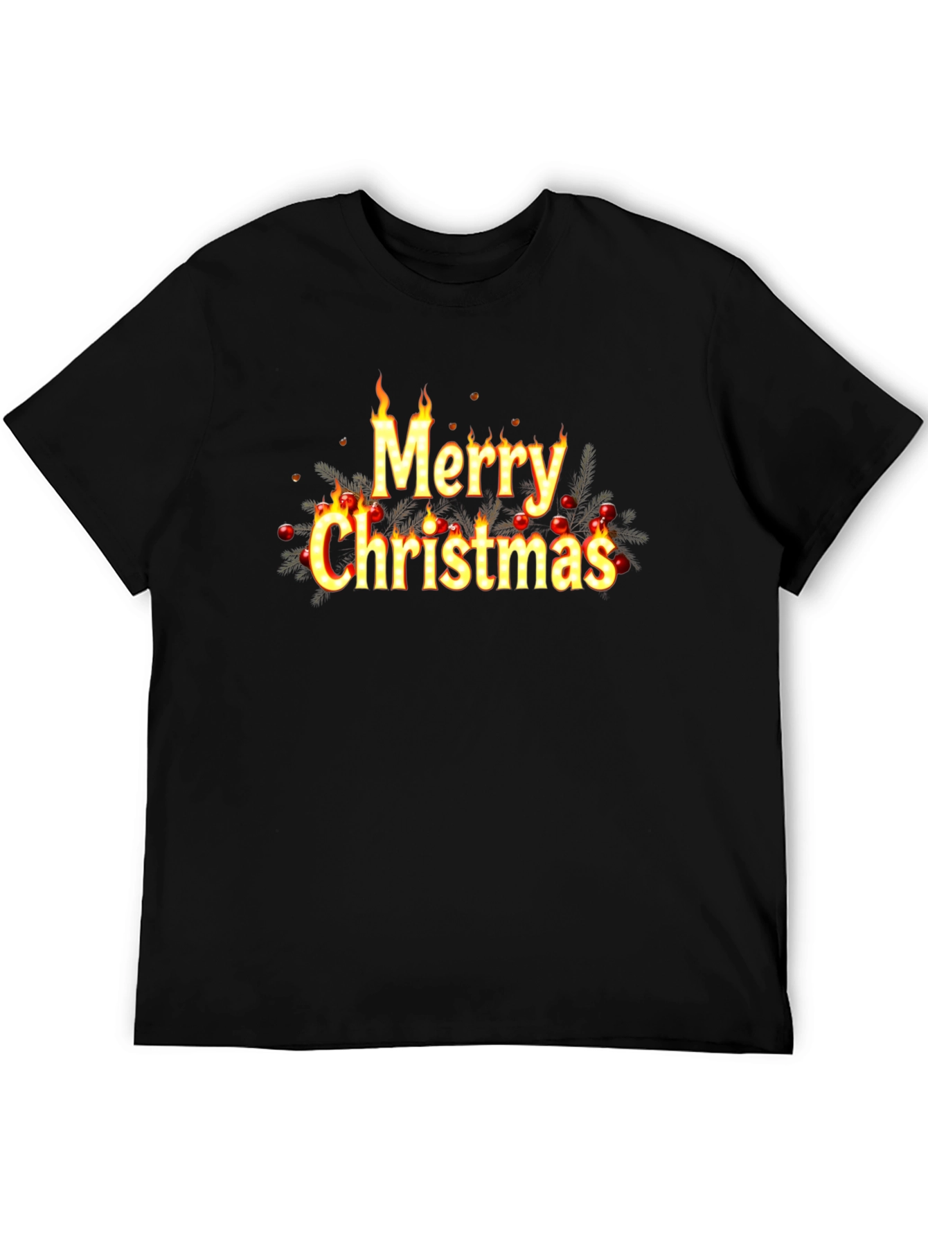 Festive Merry Christmas Graphic Tee - Holiday Style!