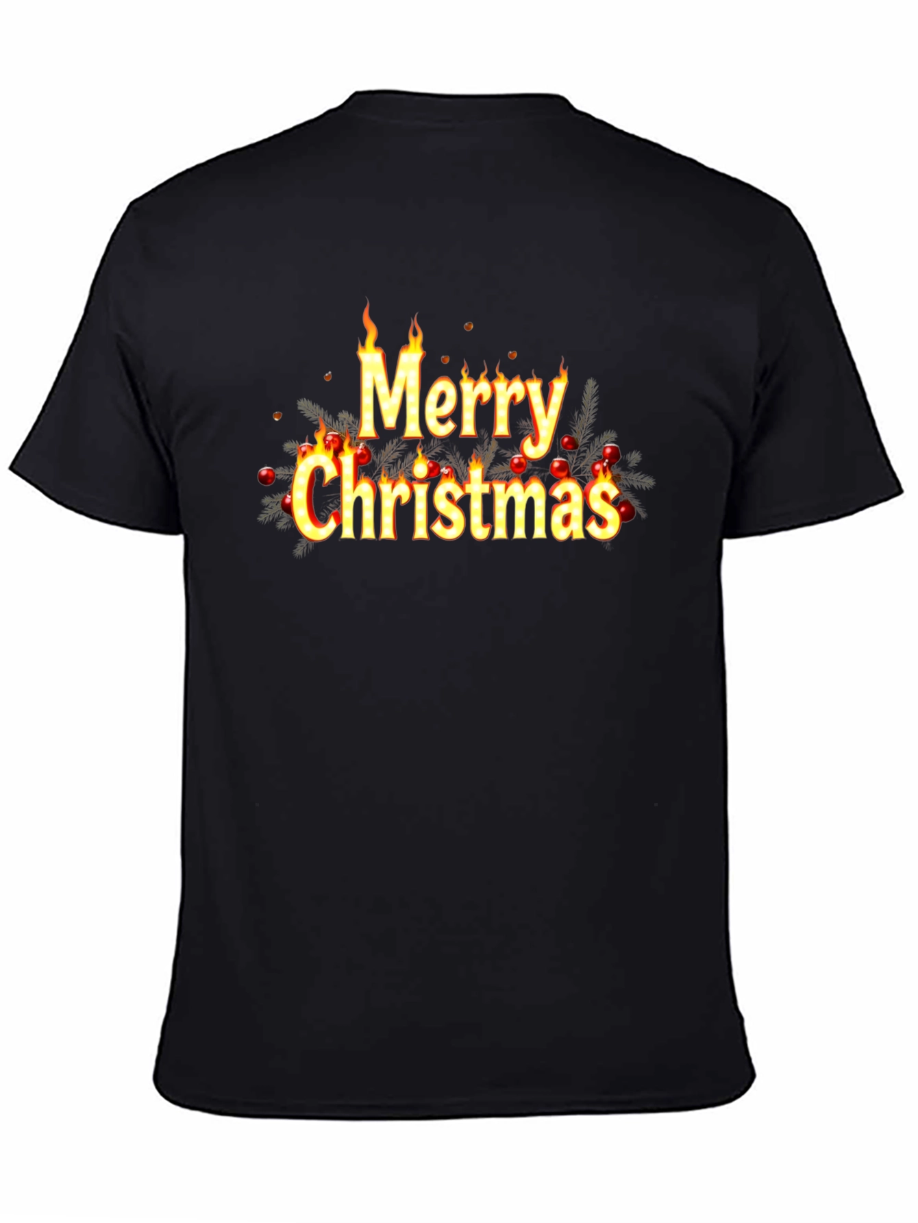 Festive Merry Christmas Graphic Tee - Holiday Style!