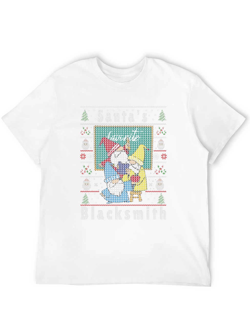 Santas Favorite Blacksmith Christmas Sweater T-Shirt