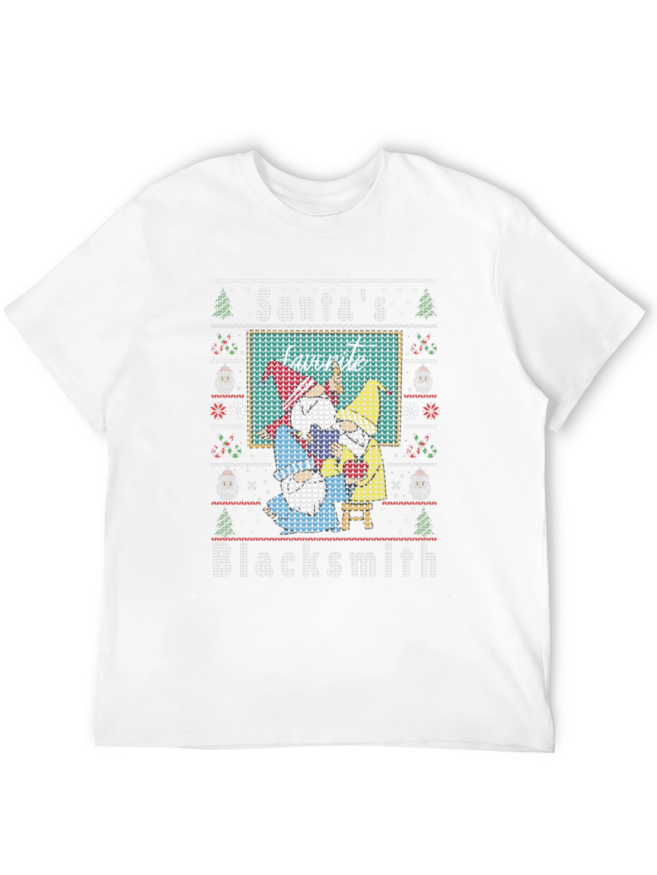 Santas Favorite Blacksmith Christmas Sweater T-Shirt