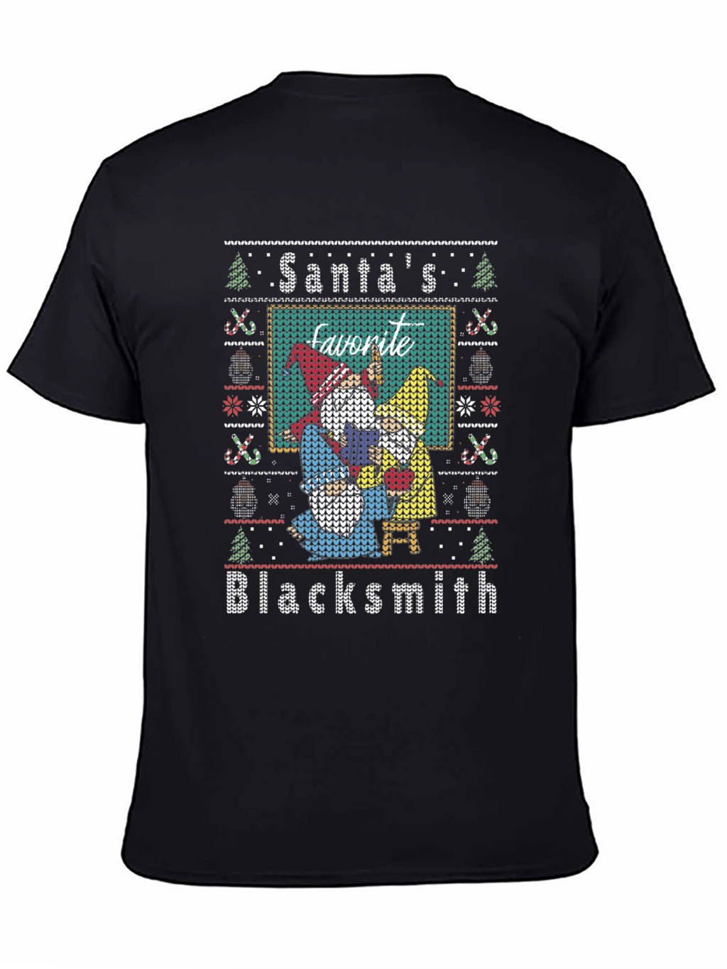 Santas Favorite Blacksmith Christmas Sweater T-Shirt