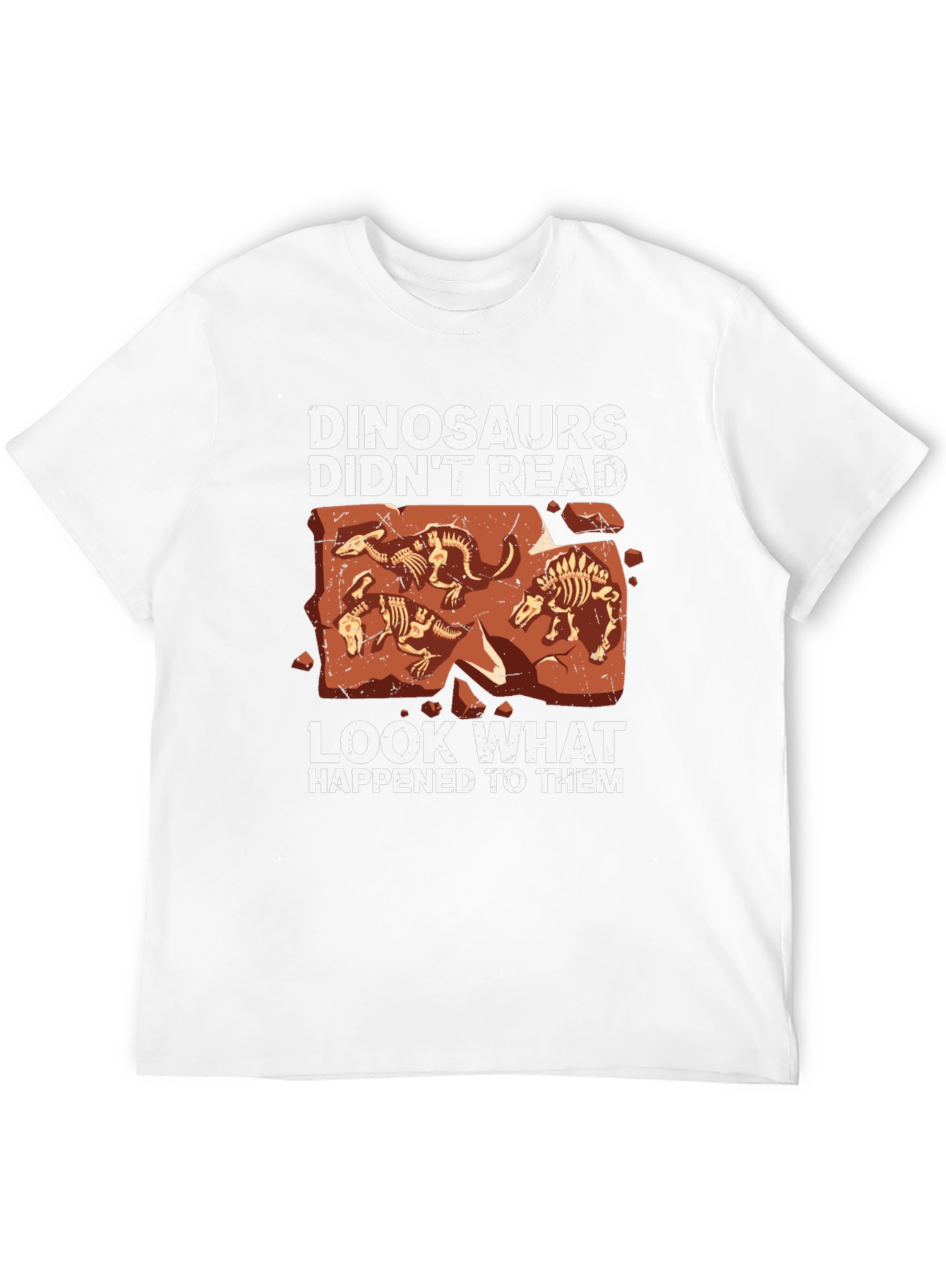 Dinosaurs Didnt Read Graphic Tee