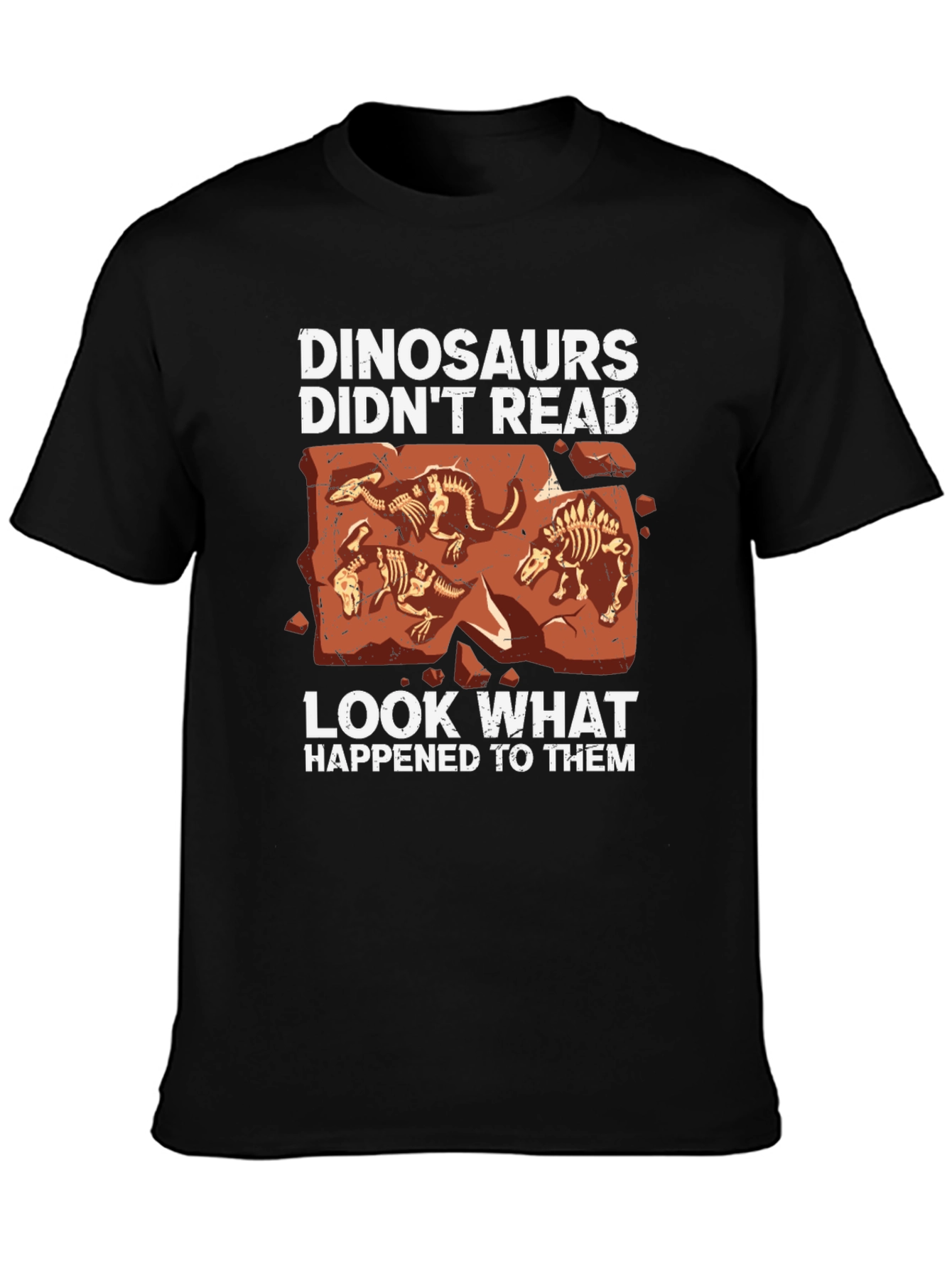 Dinosaurs Didnt Read Graphic Tee