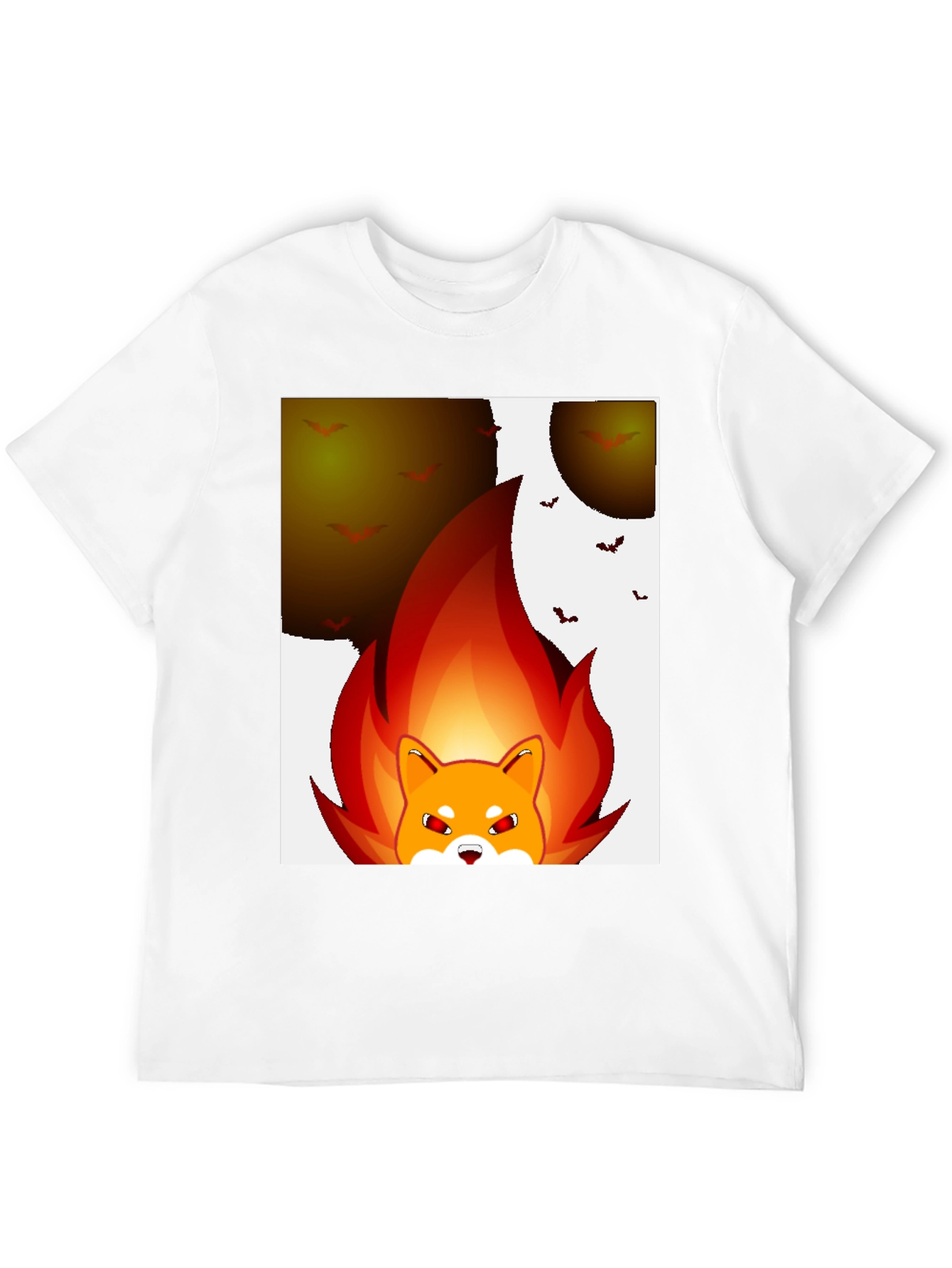 Fiery Shiba Inu Halloween T-Shirt