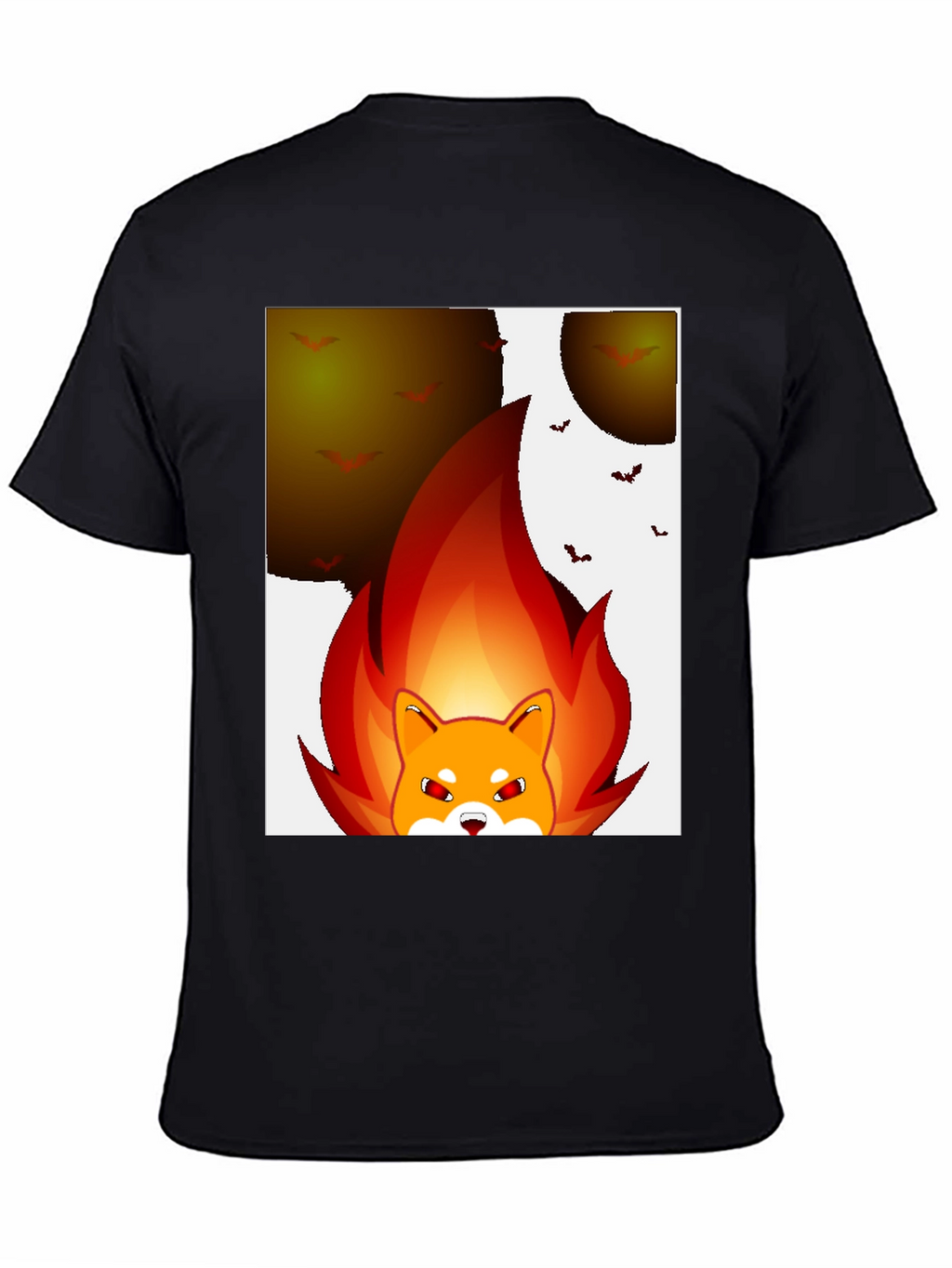 Fiery Shiba Inu Halloween T-Shirt