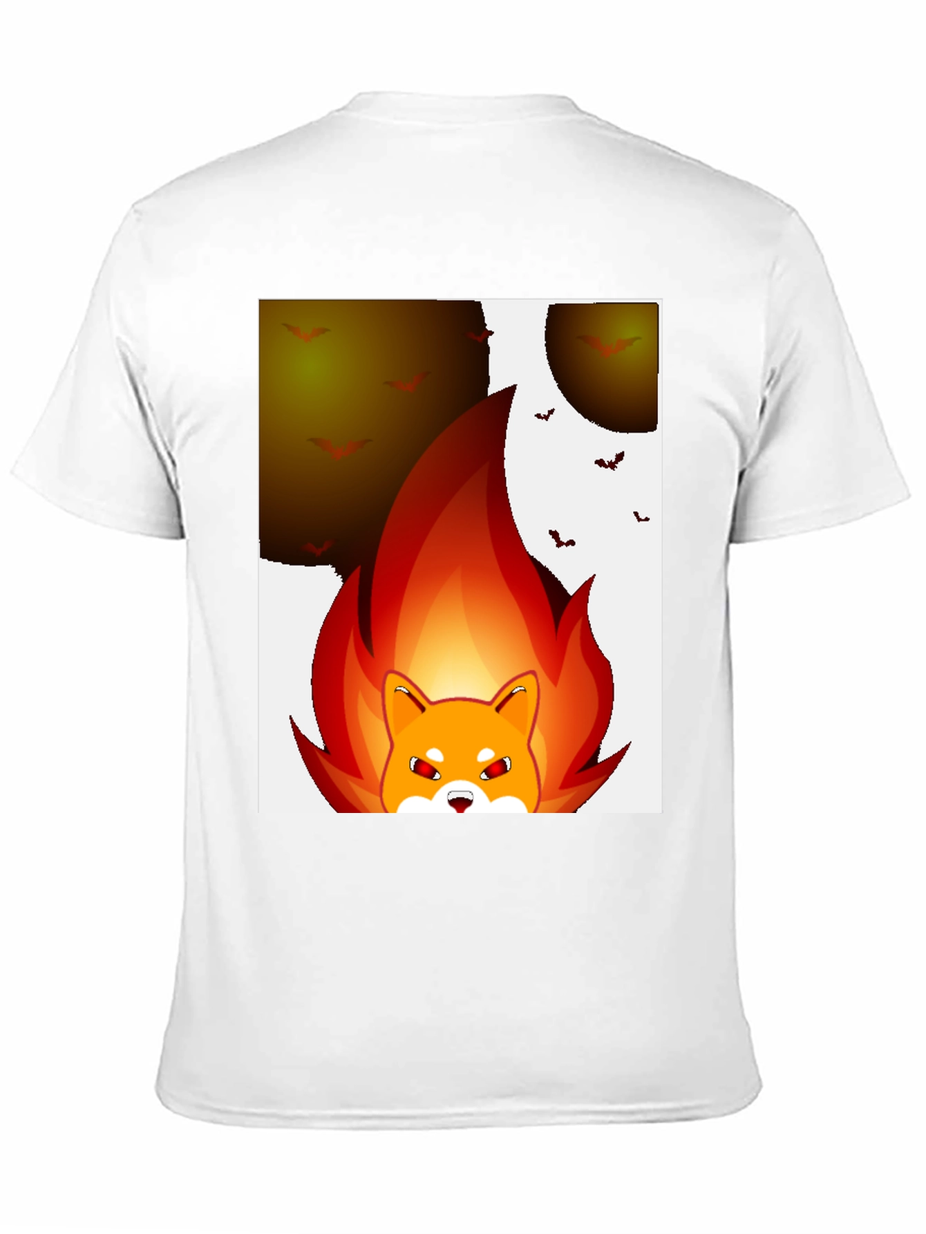 Fiery Shiba Inu Halloween T-Shirt