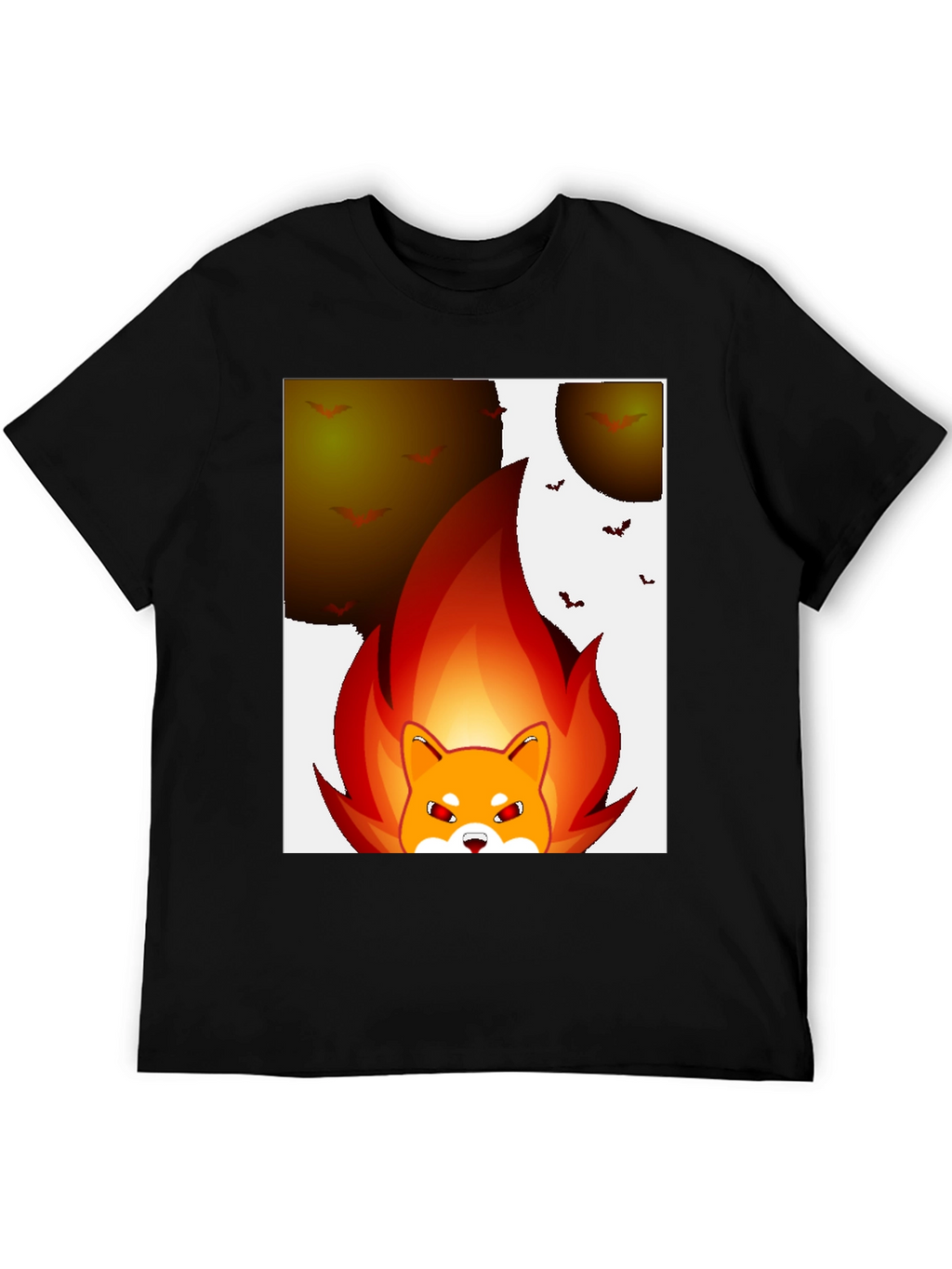 Fiery Shiba Inu Halloween T-Shirt