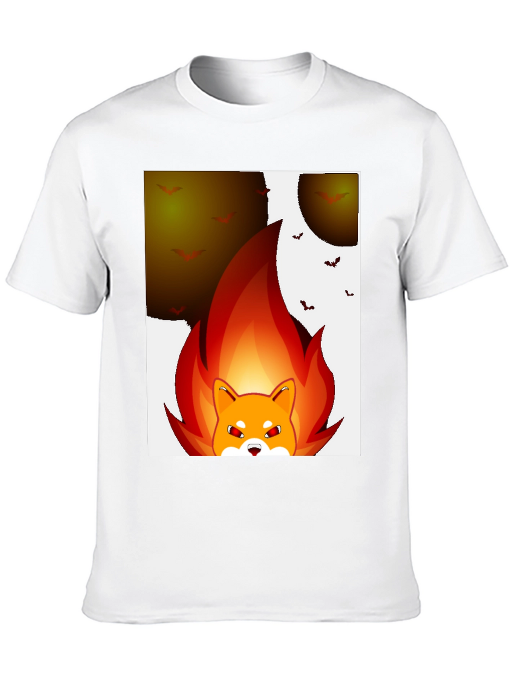 Fiery Shiba Inu Halloween T-Shirt