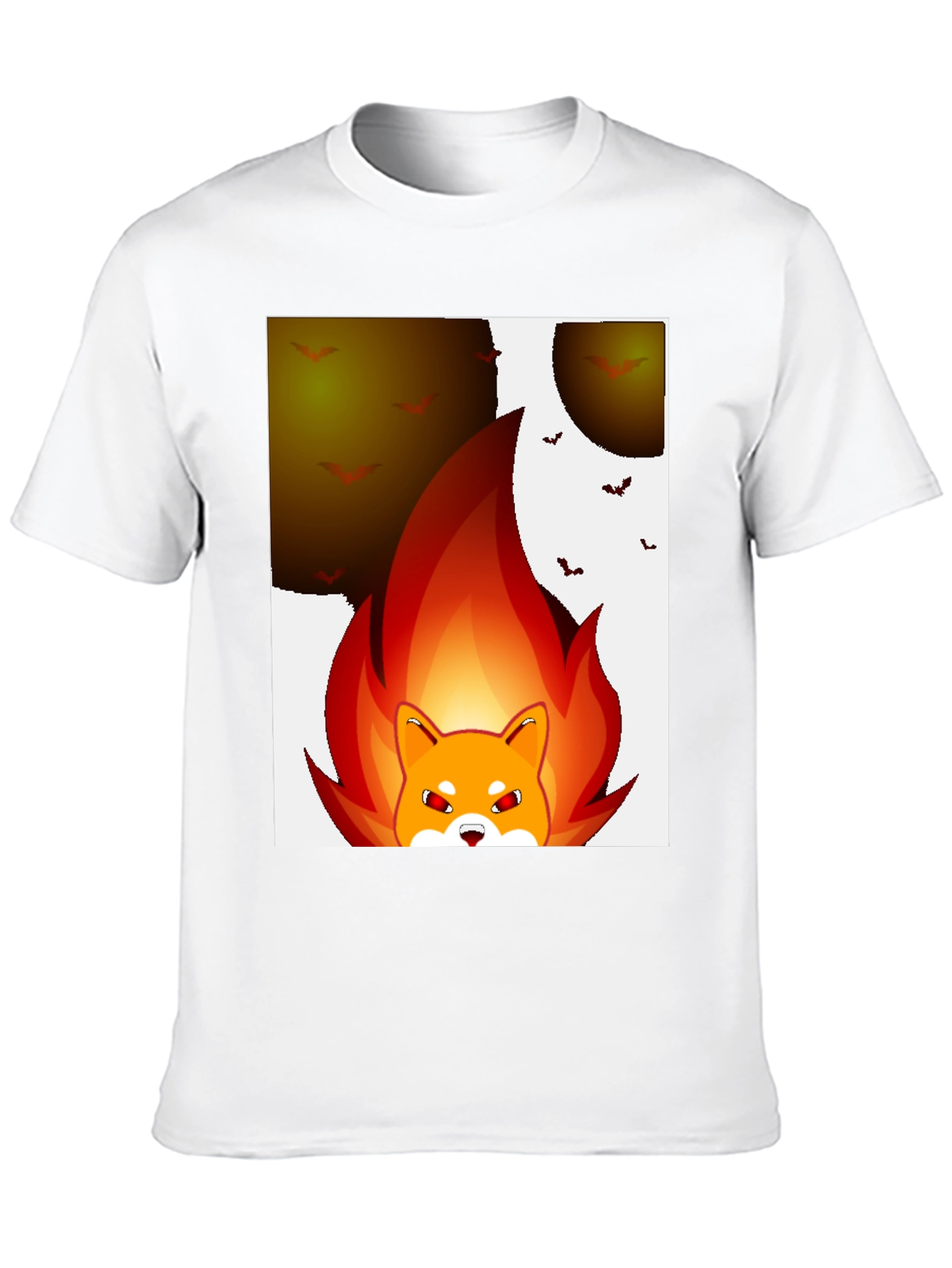 Fiery Shiba Inu Halloween T-Shirt