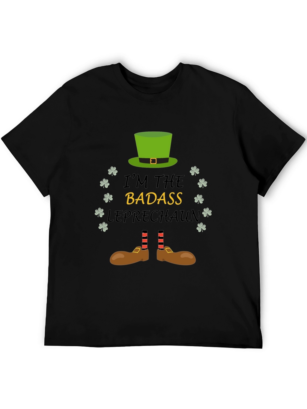 Badass Leprechaun Graphic Tee - St. Patricks Day