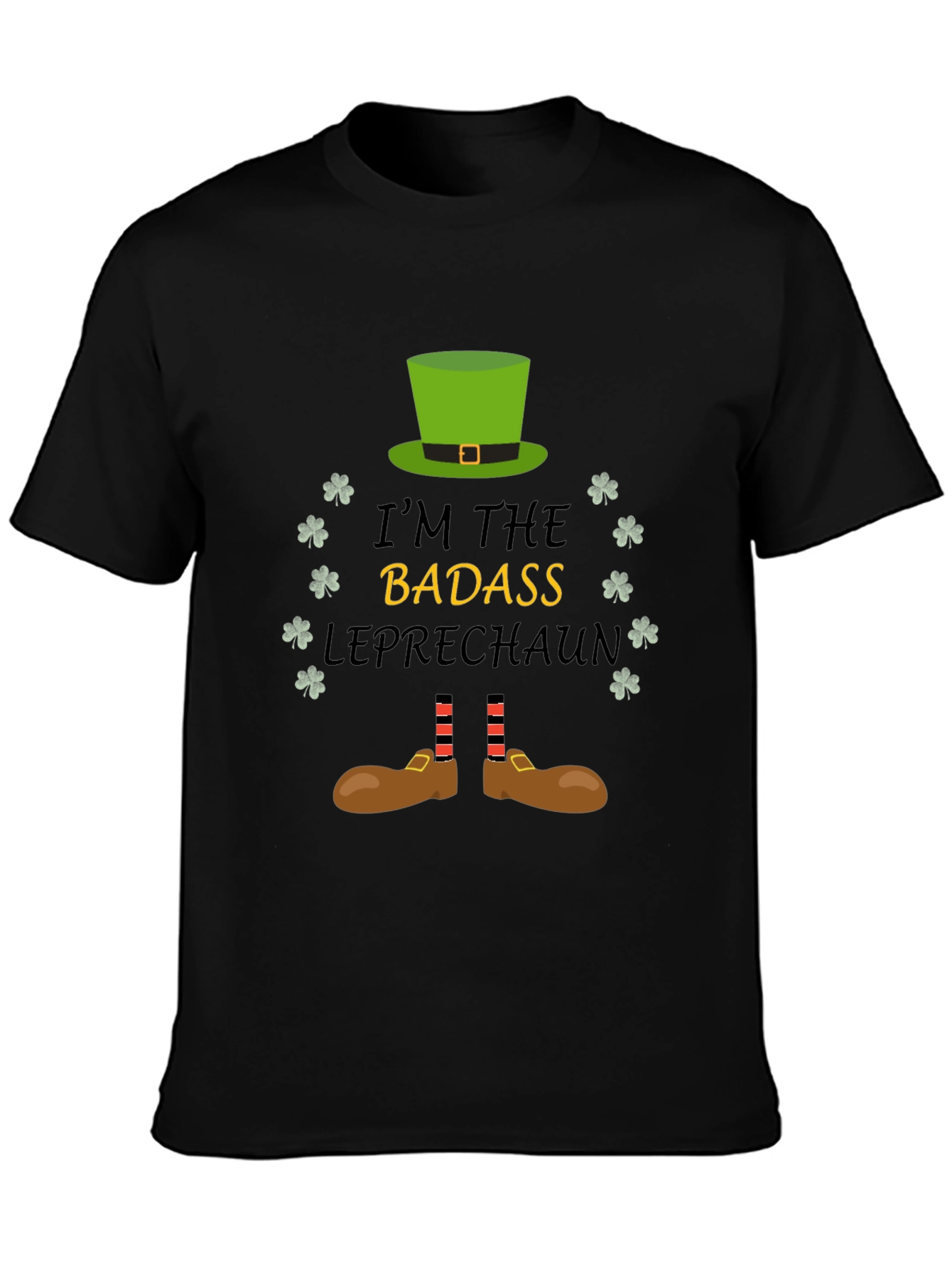 Badass Leprechaun Graphic Tee - St. Patricks Day