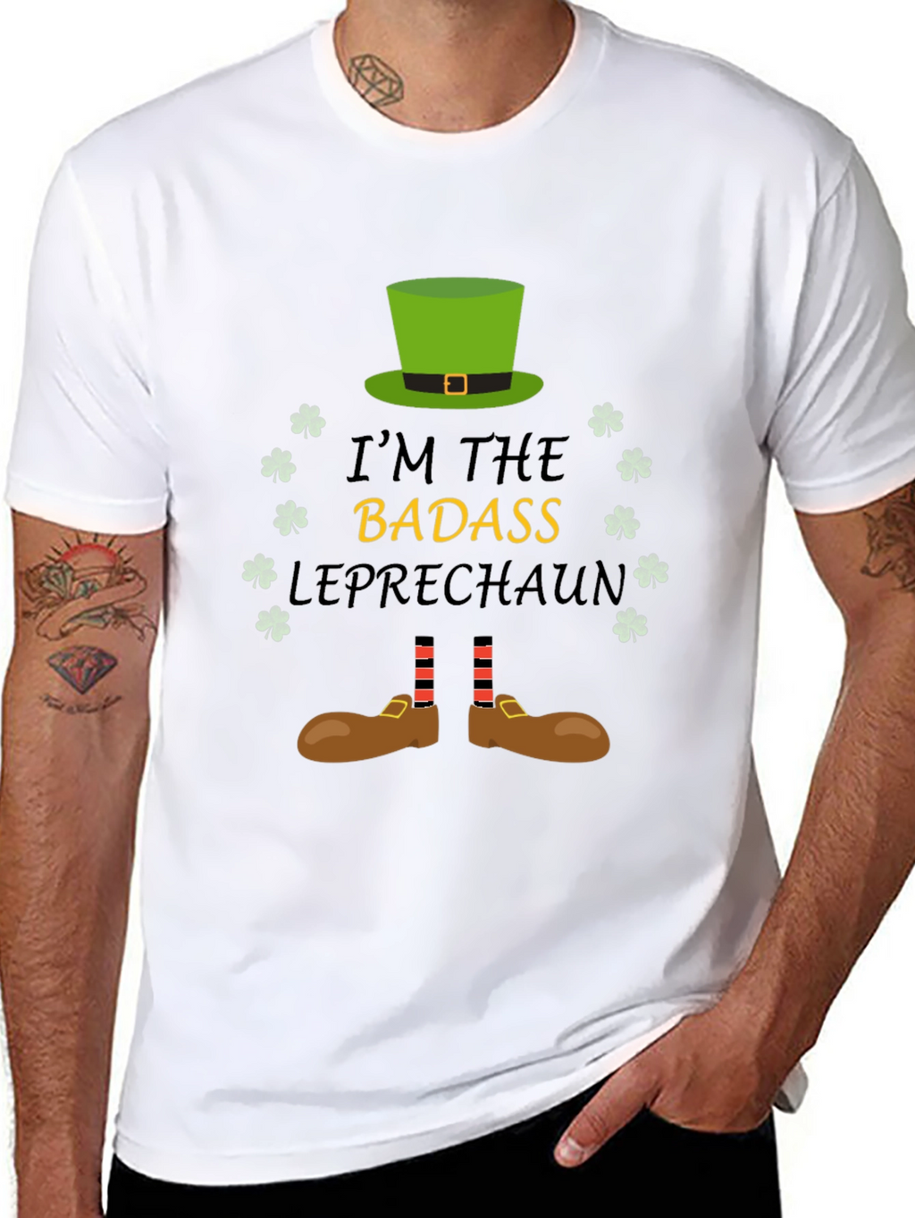 Badass Leprechaun Graphic Tee - St. Patricks Day