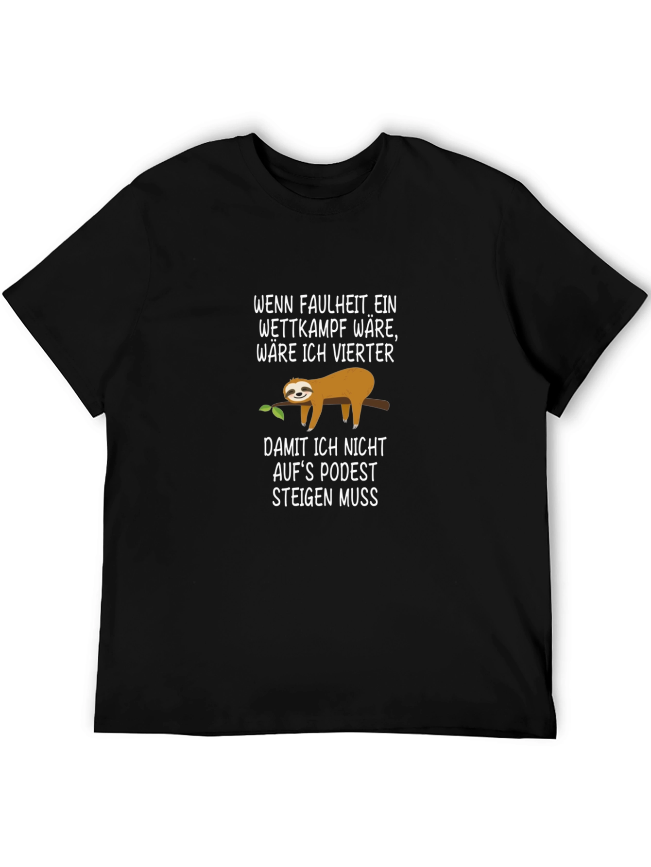 Funny Sloth Fourth Place T-Shirt