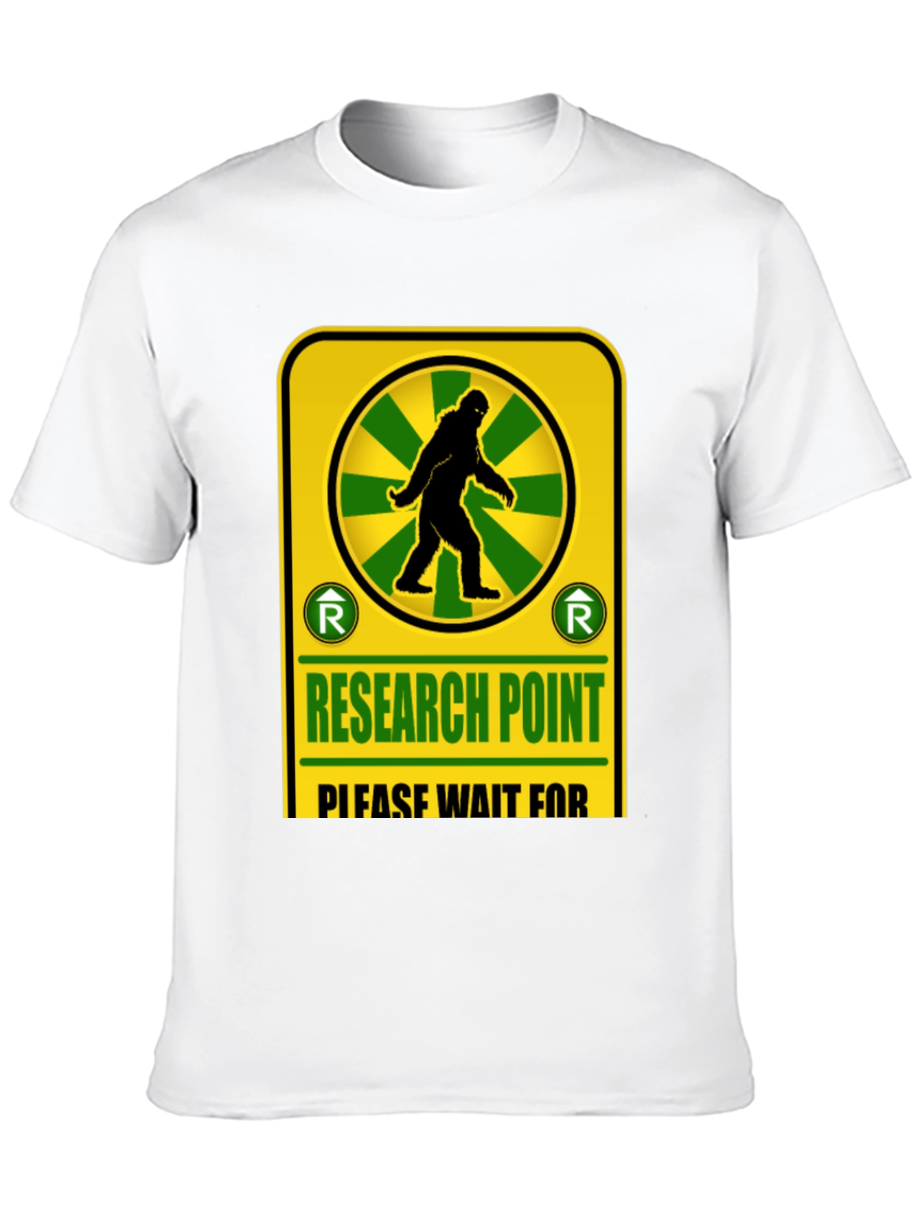Research Point Bigfoot T-Shirt Novelty Design