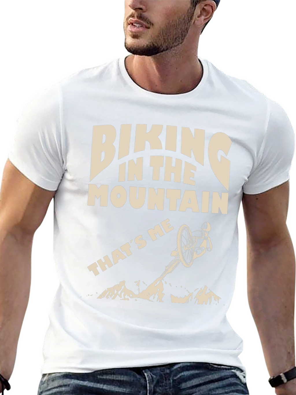Biking in the Mountain T-Shirt