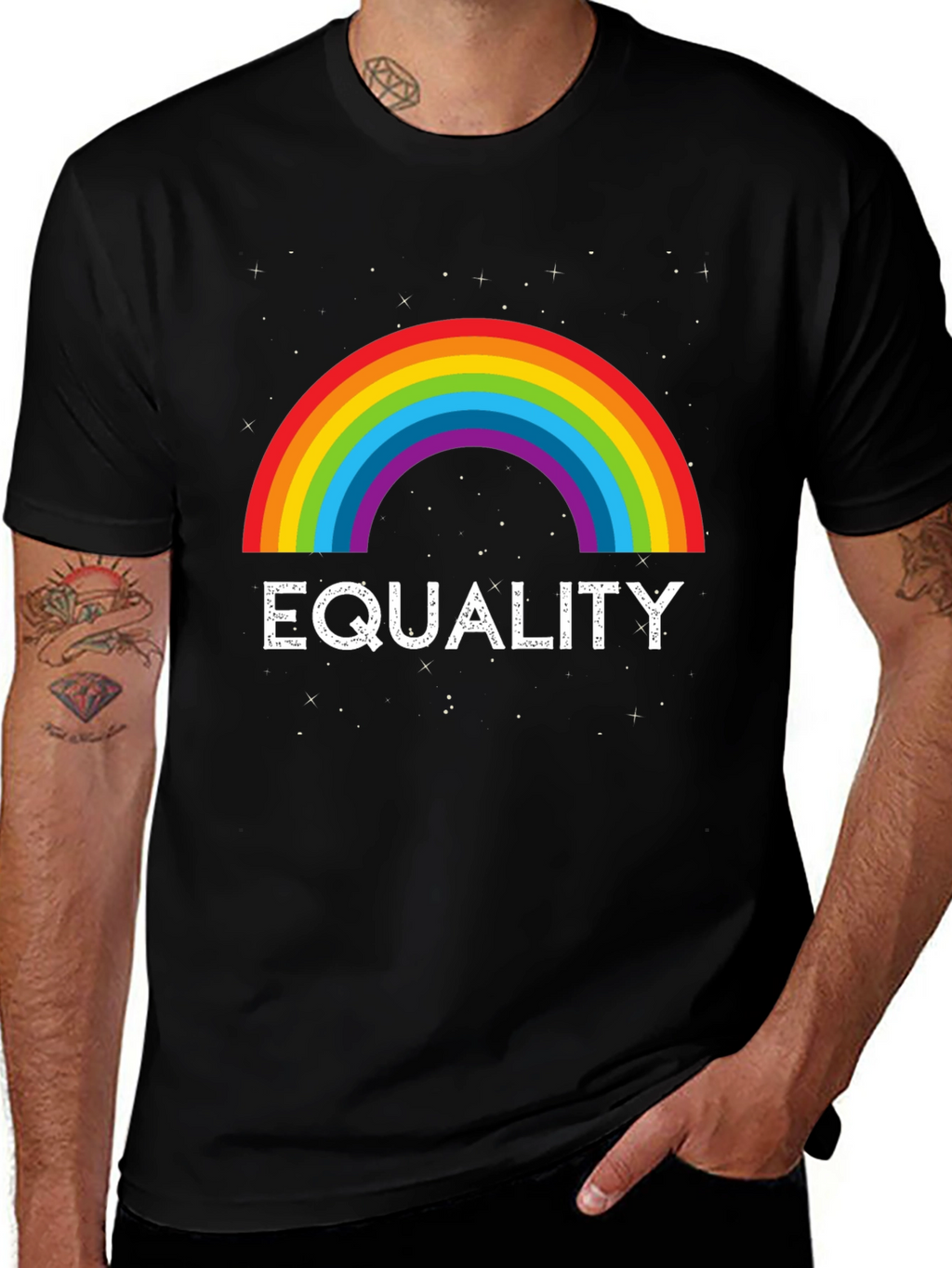 Equality Rainbow Graphic Tee