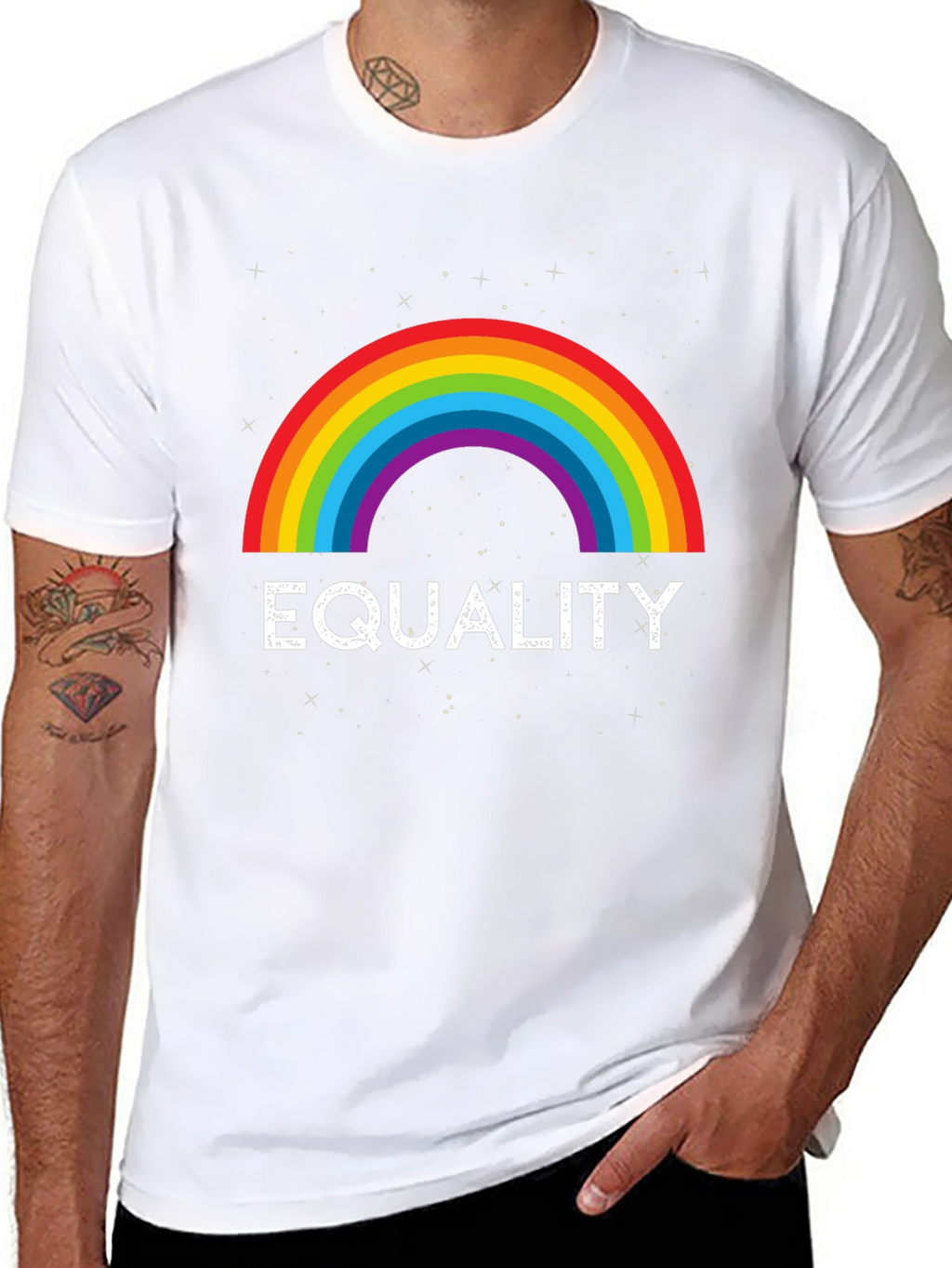 Equality Rainbow Graphic Tee