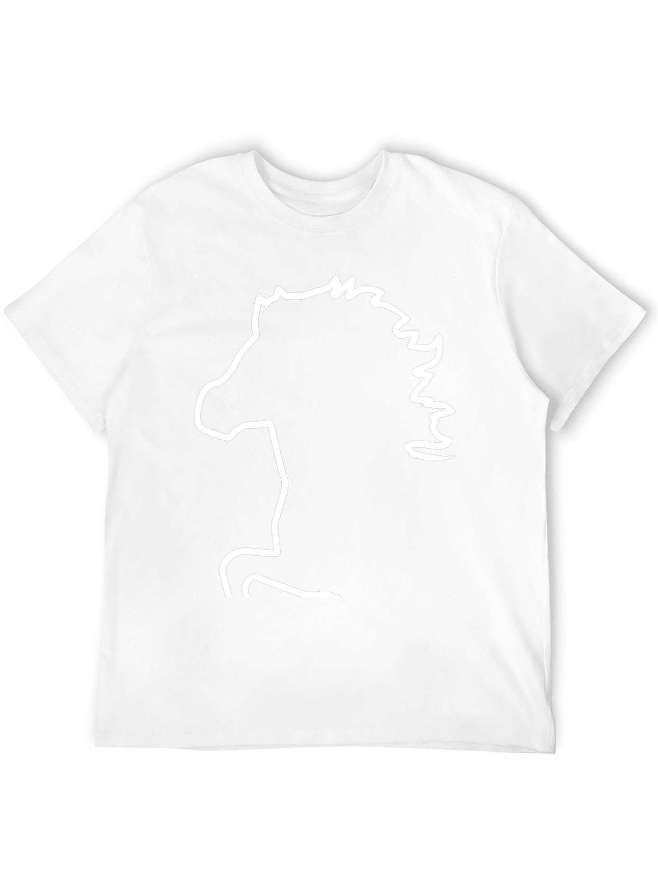 Horse Silhouette T-Shirt - Black