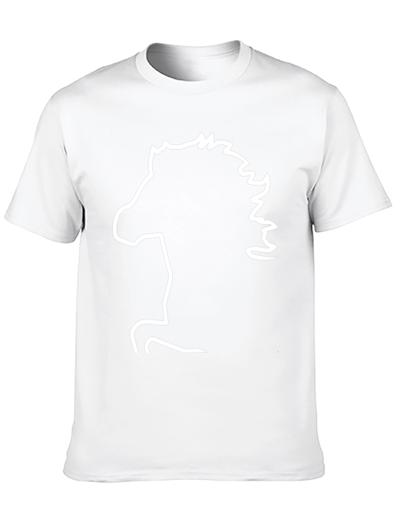 Horse Silhouette T-Shirt - Black