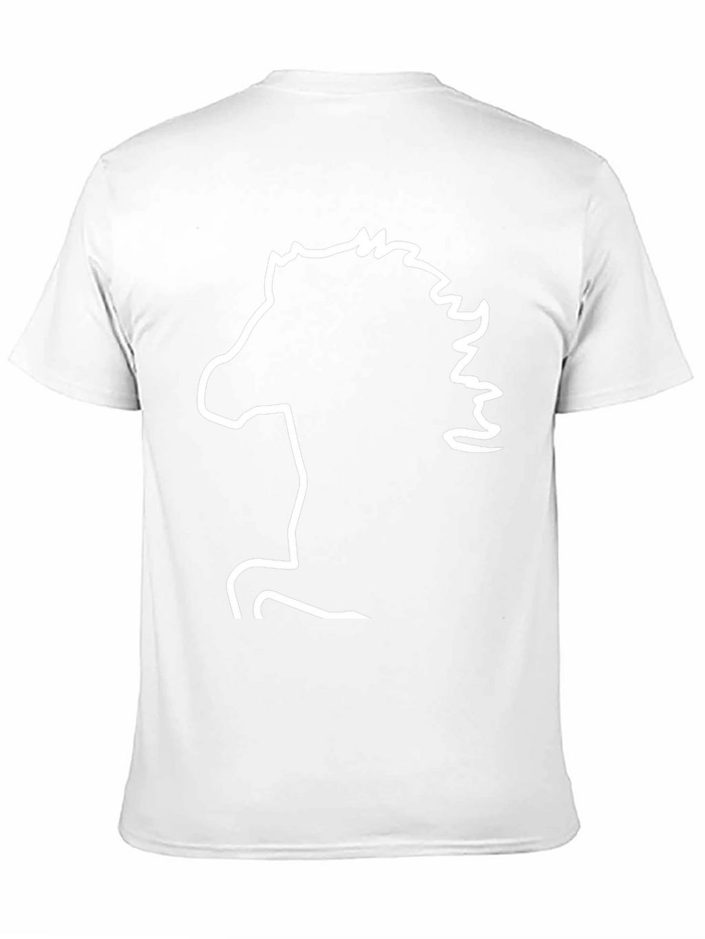 Horse Silhouette T-Shirt - Black