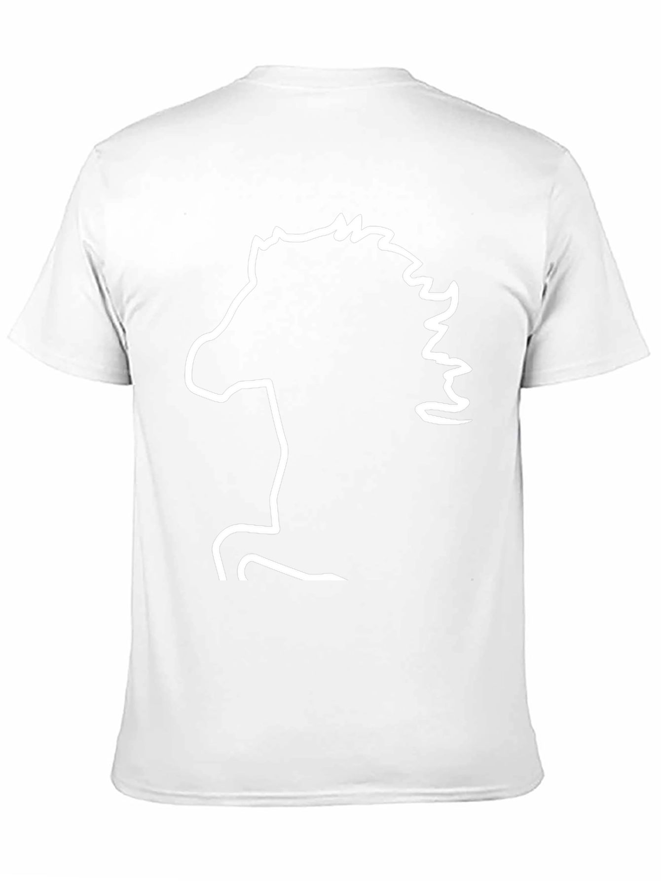 Horse Silhouette T-Shirt - Black