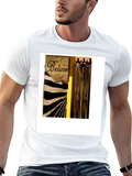 Believe Zebra Stripe Graphic Black T-Shirt