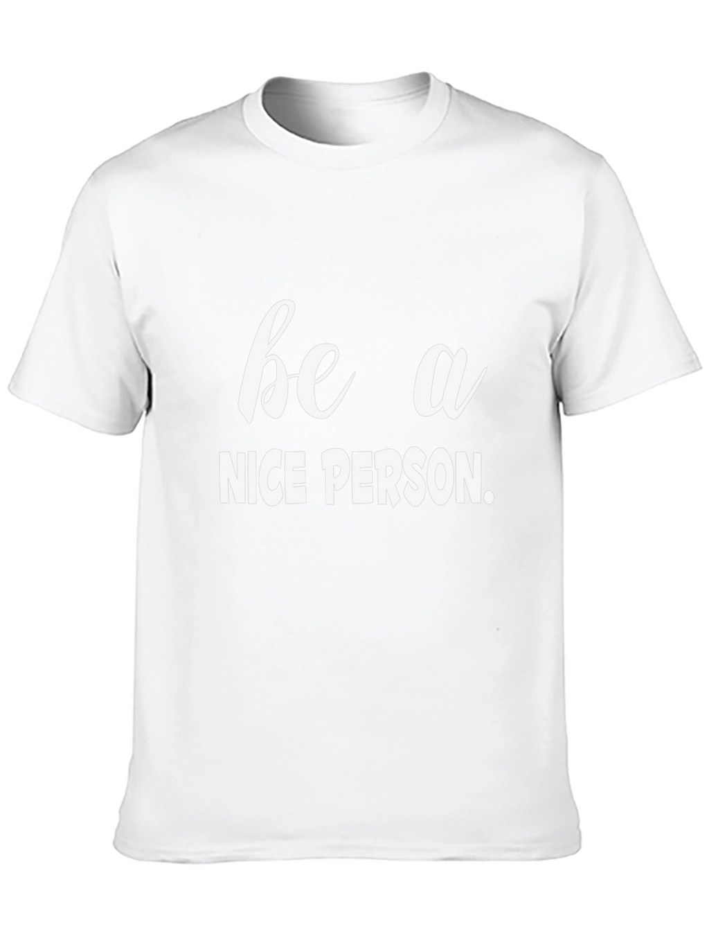 Be a Nice Person Graphic Tee - Black