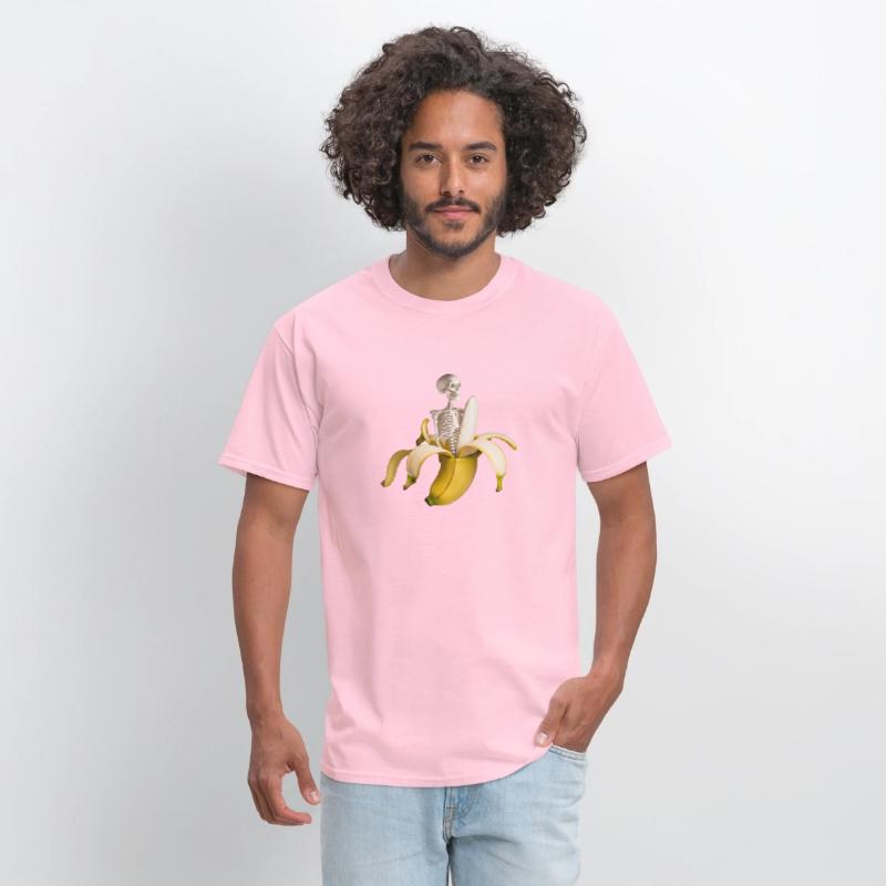 Banana T-Shirt with Skeleton