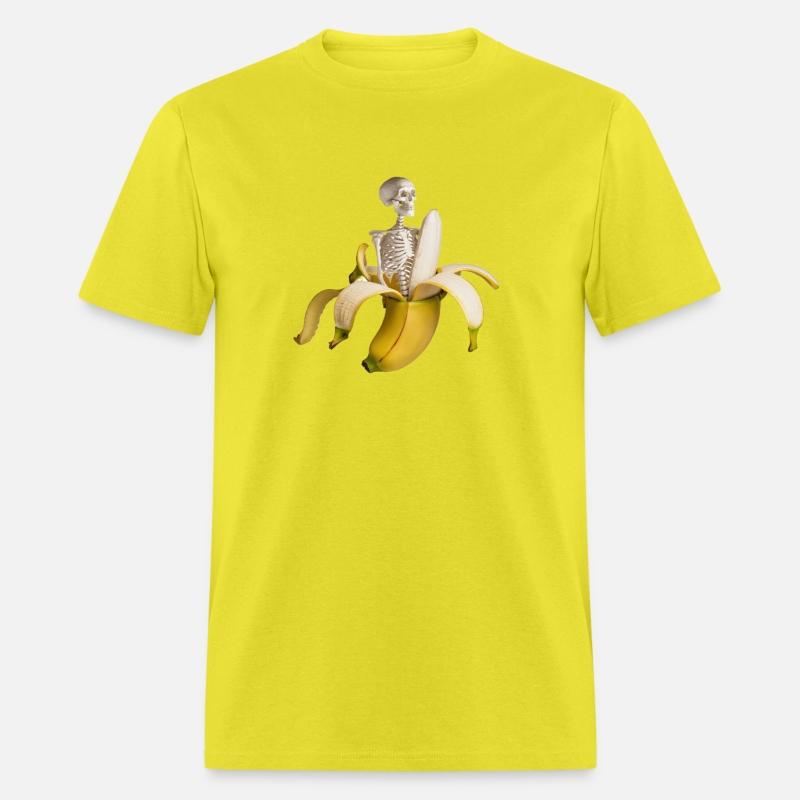 Banana T-Shirt with Skeleton