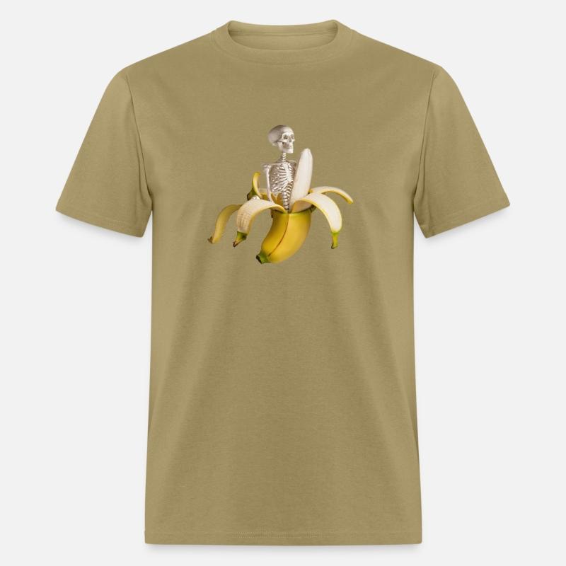 Banana T-Shirt with Skeleton