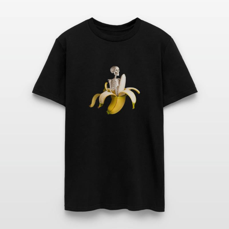 Banana T-Shirt with Skeleton