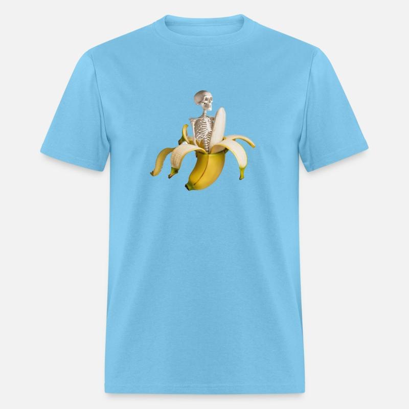 Banana T-Shirt with Skeleton