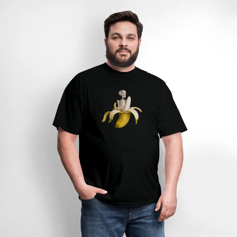 Banana T-Shirt with Skeleton