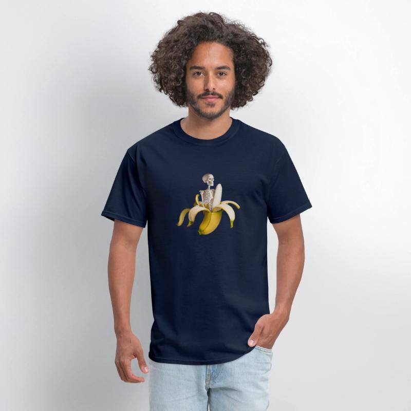 Banana T-Shirt with Skeleton