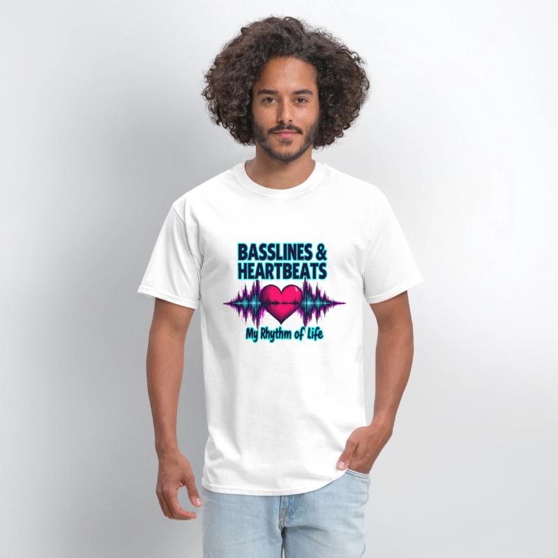Basslines & Heartbeats – My Rhythm of Life T-shirt