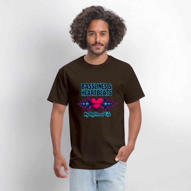 Basslines & Heartbeats – My Rhythm of Life T-shirt