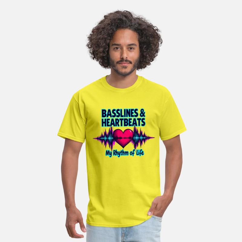 Basslines & Heartbeats – My Rhythm of Life T-shirt