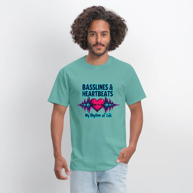 Basslines & Heartbeats – My Rhythm of Life T-shirt