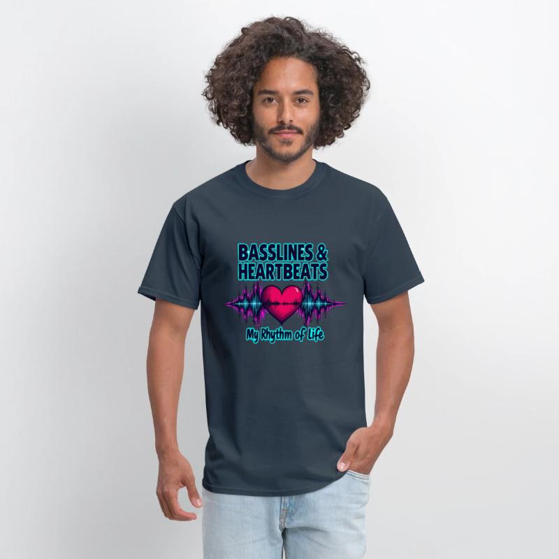 Basslines & Heartbeats – My Rhythm of Life T-shirt