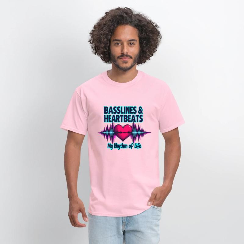 Basslines & Heartbeats – My Rhythm of Life T-shirt
