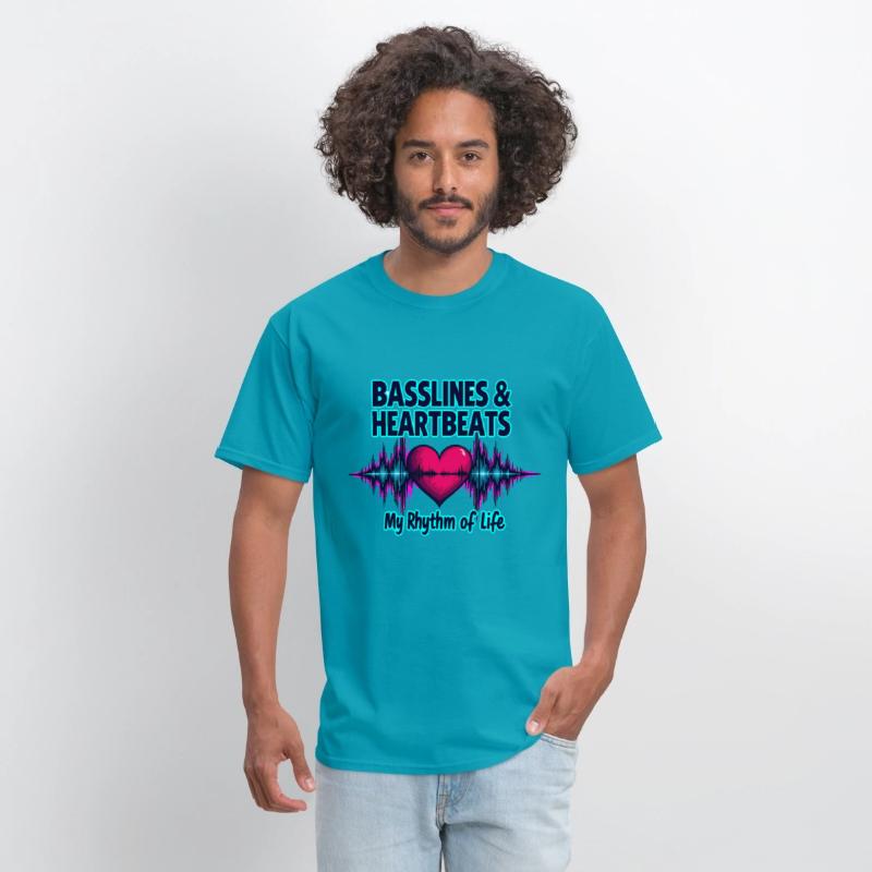 Basslines & Heartbeats – My Rhythm of Life T-shirt